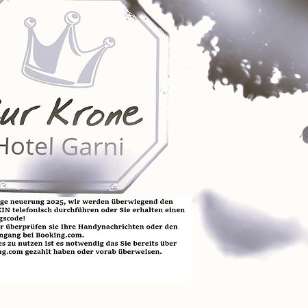 Hotel Garni Und Apartments Zur Krone Hilpoltstein Exterior foto